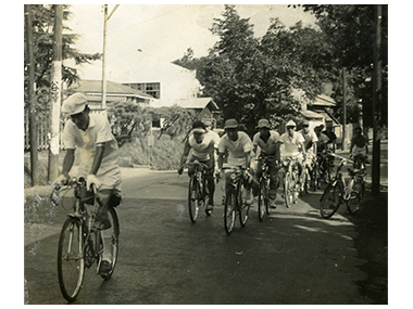 昭和45年頃のサイクリング風景