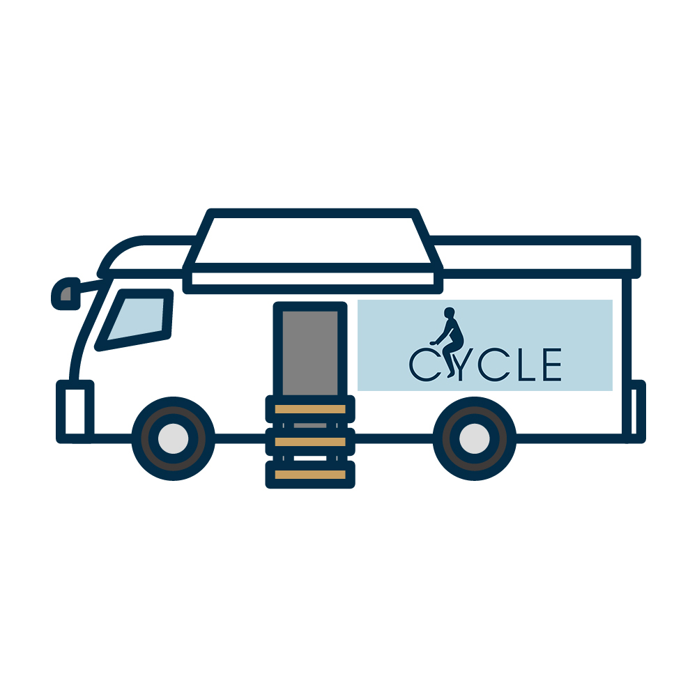 検診車・診療車等の整備のイラスト